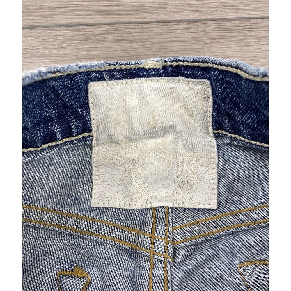 Mother Women's Superior The Dinner Ice Cream You Scream Distressed Jeans 27 Read - Picture 4 of 16